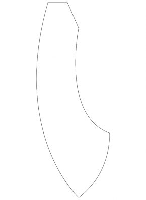 Lower right grille molding for Mercedes E 53 21-23 AMG (pack of 10)
