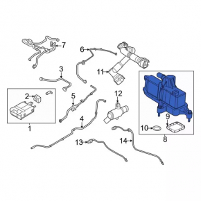 Oil separator right Ford Bronco Sport 21-25 1.5T