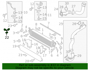 Mazda CX-9 Boost Pressure Sensor Wire 16-