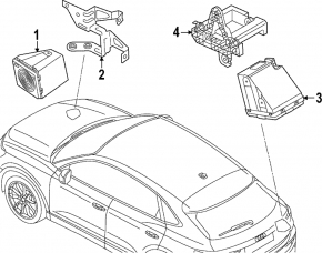 Front Warning Light Bracket Volkswagen ID.4 21-23