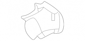 Left muffler tip for Infiniti QX50 19-24