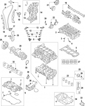 Oil pump Hyundai Santa Fe 24-25 1.6