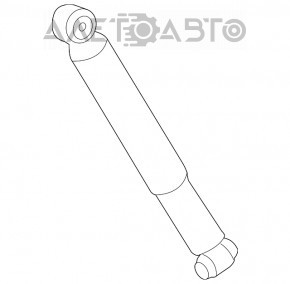 Rear right shock absorber Lexus RX450h 10-14