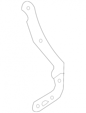 Right hood hinge for Audi A6 04-11