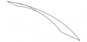 Rear glass of the trunk door BMW X3 F25 11-17