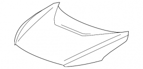 Hood bare Honda Clarity 18-21 usa