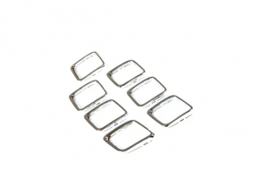 Chrome inserts in the radiator grille Jeep Compass 17 - set of 7 pcs.