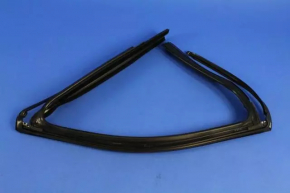 Upper rear left door molding for Jeep Cherokee KL 14-23, chrome, with glass seal
