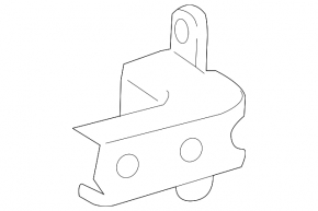 Door hinge lower rear right Lexus IS250 IS300 IS350 06-13