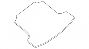 Trunk floor Nissan Altima 13-18 black