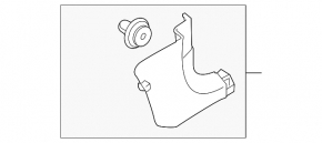 Kia Sportage 17-22 black lower left front pillar trim
