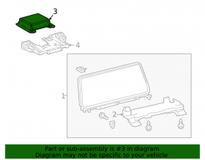 Navigation Gps Antenna Toyota Rav4 19-