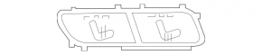 Left seat heating buttons for a Mercedes GLC 20-22