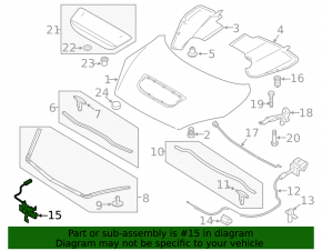 Mazda3 MPS 09-13 Hood Lock