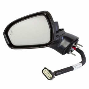 Side mirror left Ford Fusion mk5 13- 3 pins, black