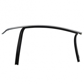 Upper front left door molding for Ford Fusion mk5 17-20 chrome with glass seal