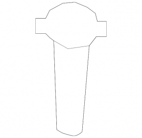 Radiator bracket upper right Audi A4 B8 08-16 2.0T plastic