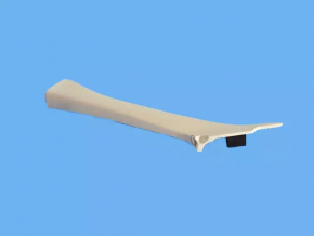 Front pillar trim left Chrysler 200 15-17 beige