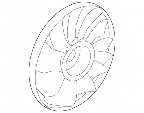 Cooling fan left Nissan Leaf 18-