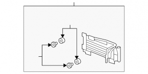 Automatic transmission cooling radiator for the 2007-2009 Acura MDX
