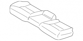 Rear row of seats 2 row Volvo V90 17-18 usa T5, T6 heating, leather black