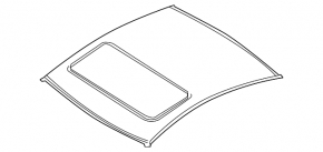Roof metal VW CC 08-17 under the hatch