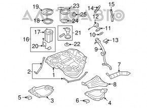Subaru b9 Tribeca Fuel Filler Cap