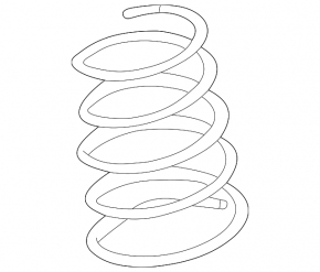 Front left spring for Lexus RX330 04-09