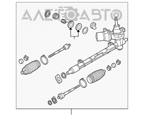 Suzuki Kizashi 10-15 steering rack