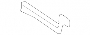 Rear bumper mount, outer right, Lexus LX570 08-15 pre-restyling