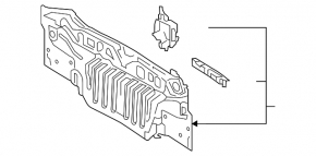 Toyota Avalon 19-22 Rear Panel