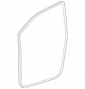 Front left door seal for Lexus RX300 RX330 RX350 RX400H 04-08 beige