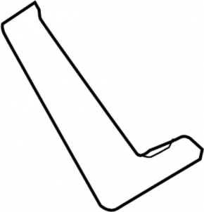 Front left fender molding for Infiniti Q60 17-20