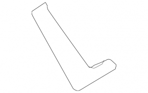 Front left fender molding for Infiniti Q60 17-20