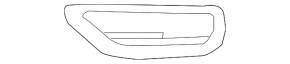 Front bumper side grille left Honda Accord 13-15 under fog lights