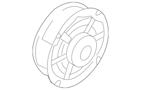 Speaker door rear left VW Tiguan 18-24 dented