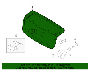 Hyundai Sonata 11-15 trunk lid trim