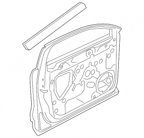 Front left door assembly for Audi Q3 F3 19-25