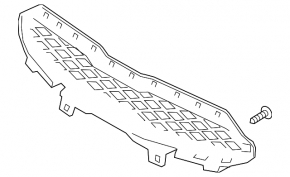 Radiator grill grill Kia Forte 19-21 gray moldings FPI