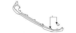 Kia Niro 19-22 EV rear bumper lip