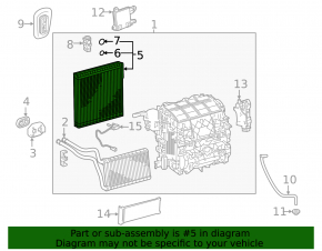 Lexus UX200 evaporator 19-