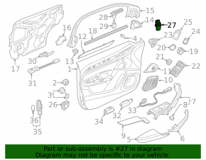 BSM off button front left Audi Q3 8U 15-18