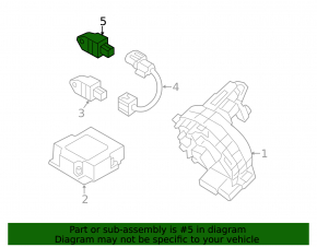 Airbag sensor front left Kia Forte 4d 14-20