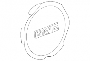 Center cap for disk R17 GMC Terrain 10-17 scratch