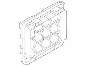 Rear left ventilation shield Kia EV6 22-24