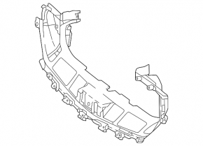 Radiator grille deflector Mercedes W213 E 17-23 AMG pkg