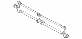 Windscreen wiper trapezoid with motor Ford Explorer 11-19