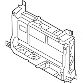 Radiator deflector blinds assembly Ford Ecosport 18-22