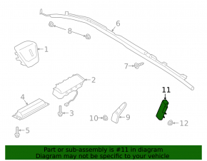 Airbag rear right seat Ford Escape MK4 20-24
