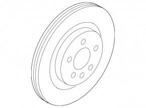 Front left brake disc for Land Rover Discovery 20-25 363/33mm